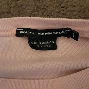 Pink long sleeve Ralph Lauren